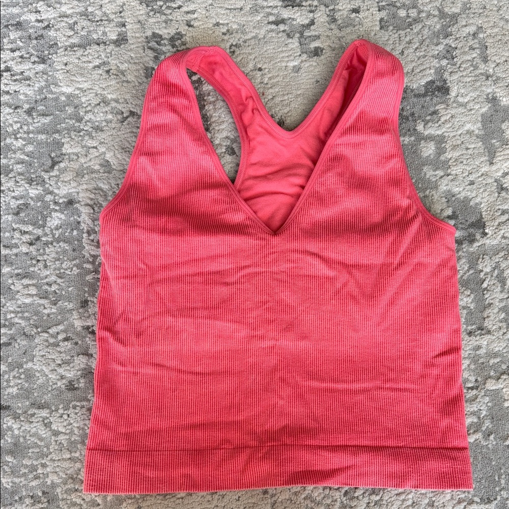 Women's Pink Sleeveless Top